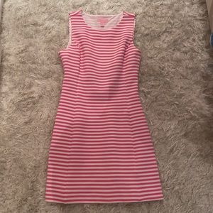 Lilly Pullitzer pink and white striped dress in S